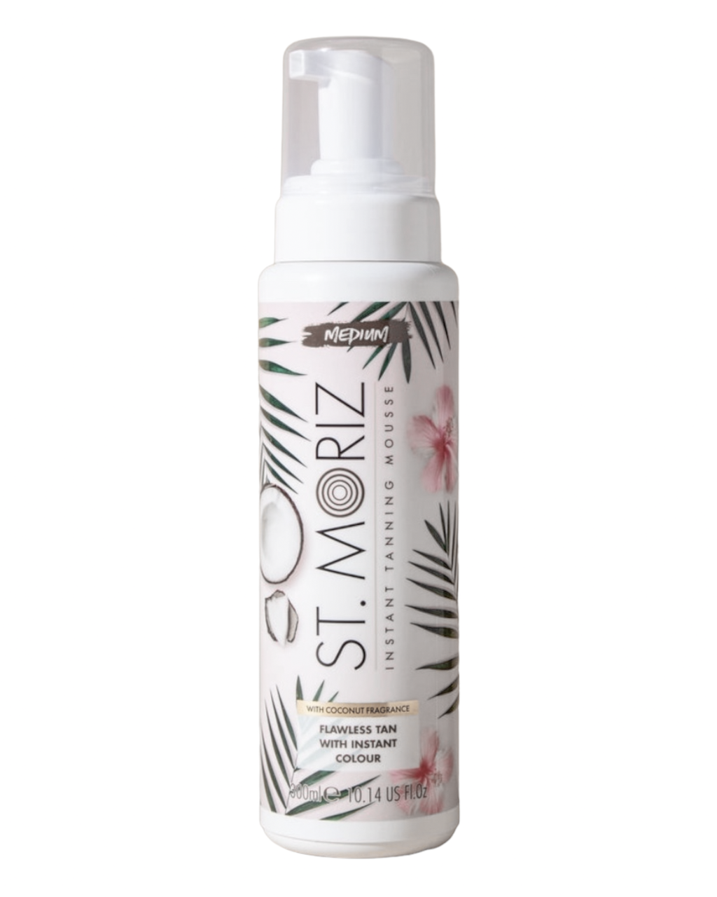 Автобронзат-мус (середній) St. Moriz Coconut Instant Tanning Mousse Medium 300 ml