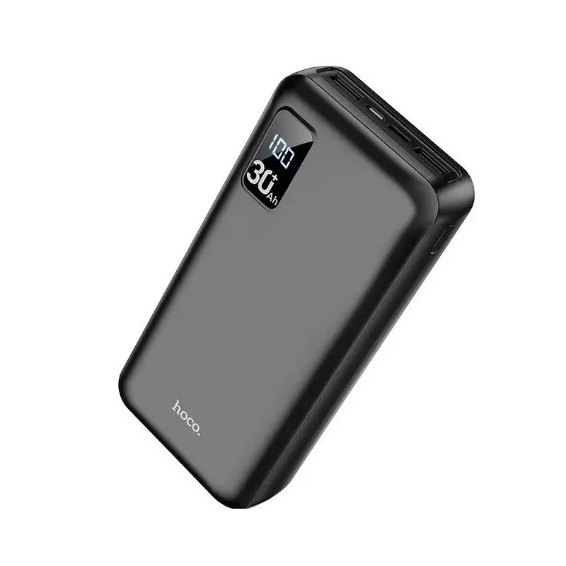Зовнішній акумулятор повербанк Power bank Hoco DB34B 30000mAh |2USB/Type-C/Micro, 2A| Чорний