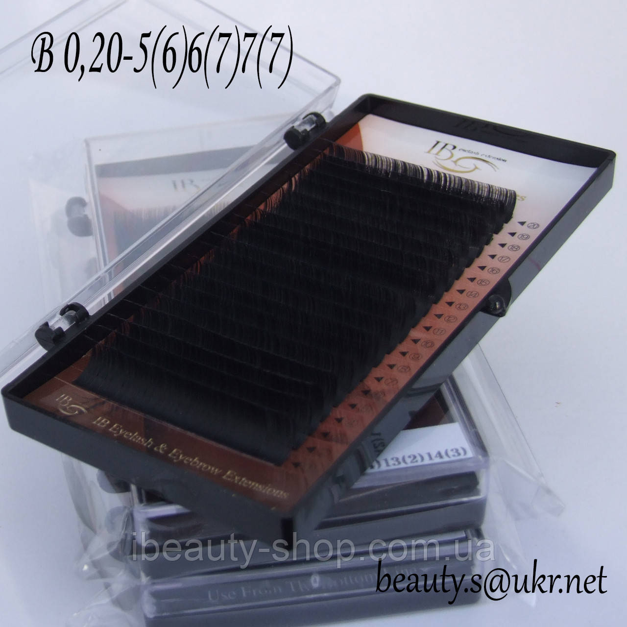 Вії I-Beauty mix B 0,20 5-6-7 мм
