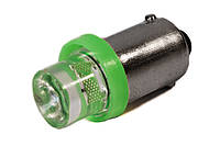 Светодиодная лампа AllLight T 8.5 1 диод LED BA9S 12V GREEN UL, код: 6720272