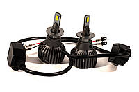 Комплект LED ламп HeadLight F1X H3 (Pk22s) 52W 12V 8400Lm с активным охлаждением (увеличенная KC, код: 6723017