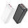 Портативний зовнішній аккумулятор Павербанк Power Bank Hoco J101B 30000mAh Astute PD20W+QC3.0 22.5W 2USB Micro/Type-C, QC | Білий, фото 8