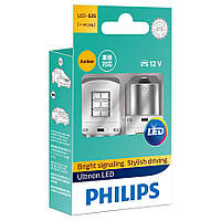 Автолампа диоды PHILIPS 11498ULAX2 PY21W LED 12V + Smart Canbus X2 Amber NX, код: 6721297