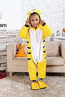 Пижама Кигуруми детская Kigurumba Тигр XS - рост 95 - 105 см Желтый с белым (K0W1-0051-XS) NX, код: 1776897