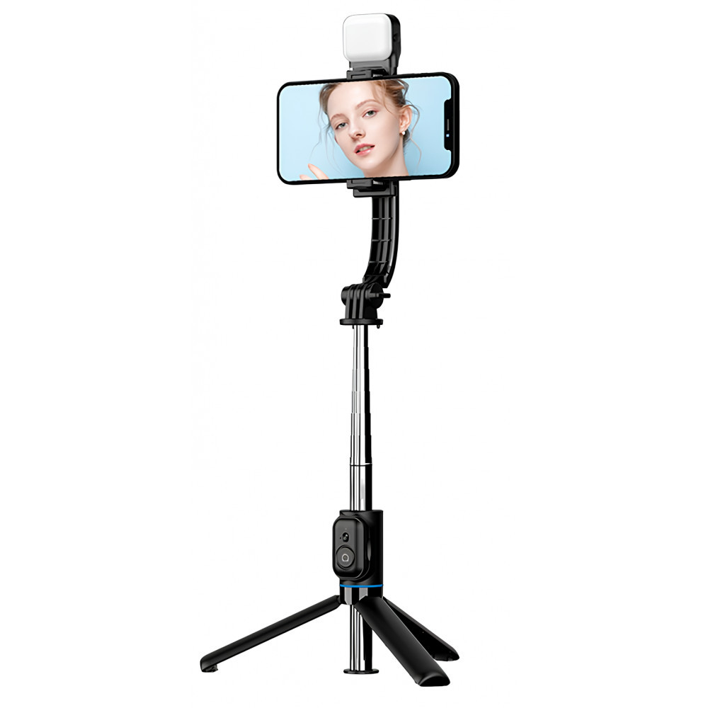 Monopod Tripod | 1.07m | Bluetooth | Led Lamp | C01S, фото 1