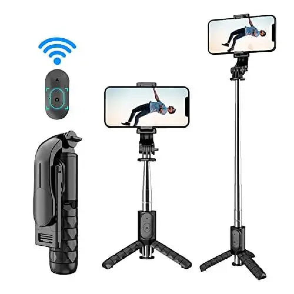 Monopod Tripod |  Q10 |  Aluminum Alloy mini Button Bluetooth, фото 1