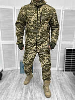 Тактическая теплая зимняя военная форма комплектом костюм Charter ( Куртка + Штаны ), Цвет: Пиксель ВСУ,