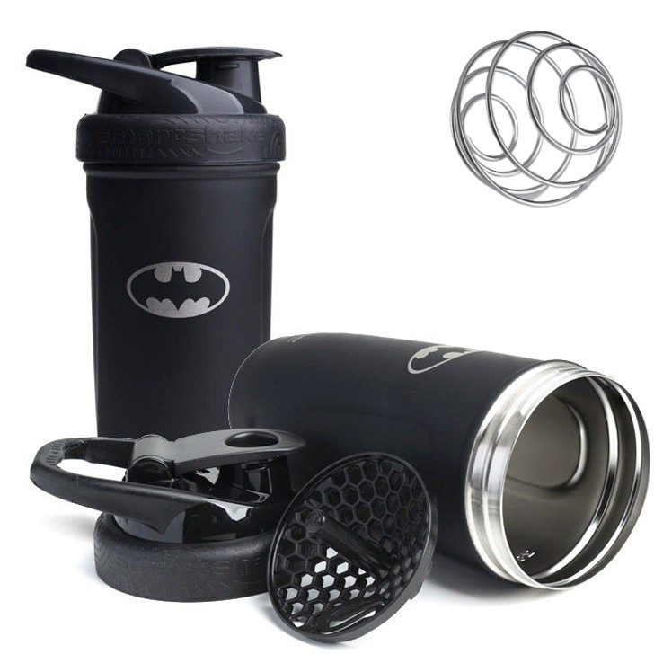 Шейкер спортивний SmartShake Reforce 900ml DC Batman Logo, фото 1