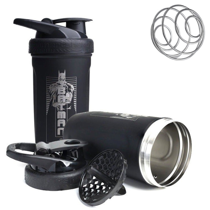Шейкер спортивний SmartShake Reforce 900ml DC Batman, фото 1