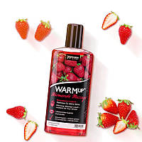 Разогревающее съедобное массажное масло WARMup Strawberry, 150 мл. EroMax -