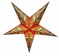 Светильник Звезда картонная 5 лучей Red Green Unicorn Zari