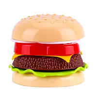 Детская игрушка Гамбургер-пирамидка ТехноК 8690TXK 7 деталей NX, код: 7788246