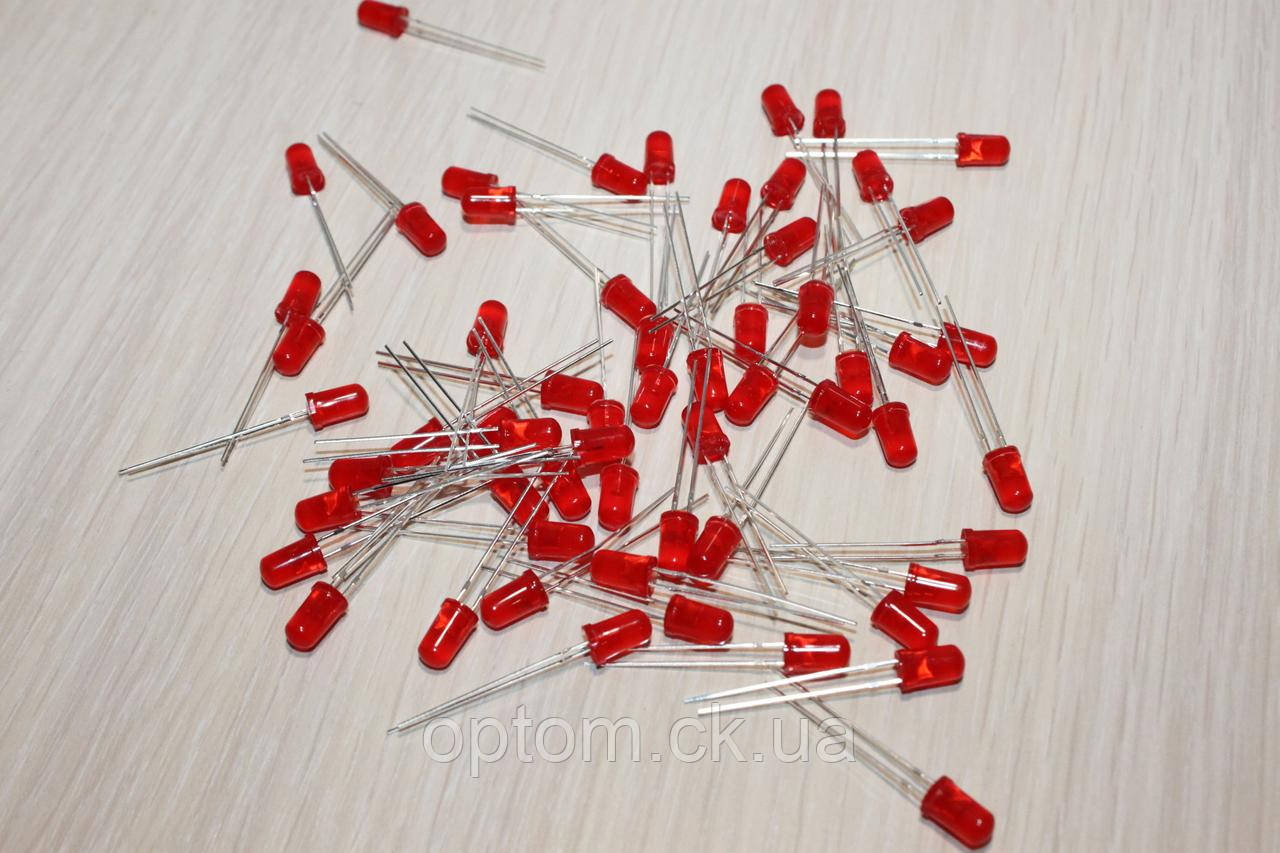 Світлодіод LED F5 Червоний