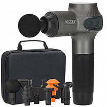 Ручний перкусійний масажер 4FIZJO Massage Gun Active 30 Вт масажний пістолет (P-5907739319937), фото 6