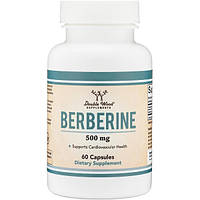 Барбарис Double Wood Supplements Berberine 500 mg 60 Caps DH, код: 8206871