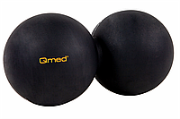 Массажный мяч двойной Qmed Lacrosse Duo Ball черный BX, код: 6745954