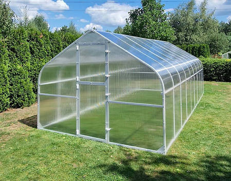 Теплиця з полікарбонату PTF Cucumber Premium Plus 300х600 см білий, фото 1