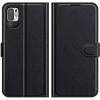 Чехол-книжка Litchie Wallet для Xiaomi Redmi Note 10 5G Black AG, код: 6670545