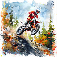 Картина на полотні "Motocross" | MC.1.1