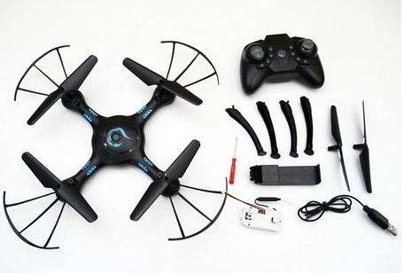 Квадрокоптер дрон на радіокеруванні з WiFi камерою QY66-X05, фото 1