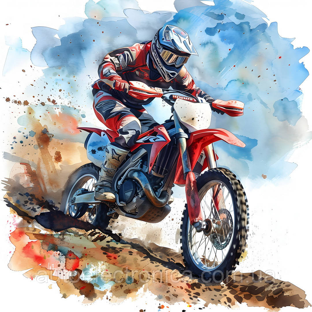 Картина на холсте "Motocross"