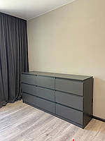 Комод Лайт на 9 ящиків колір Антрацит розмір 1900*450*900 мм