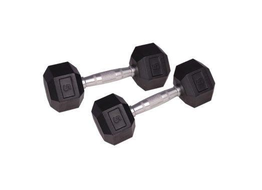 Гантель шестикутна inSPORTline Hexsteel 5 кг
