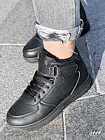 Кросівки жіночі Zefer чорні 6444 ЗИМА, размер 38
