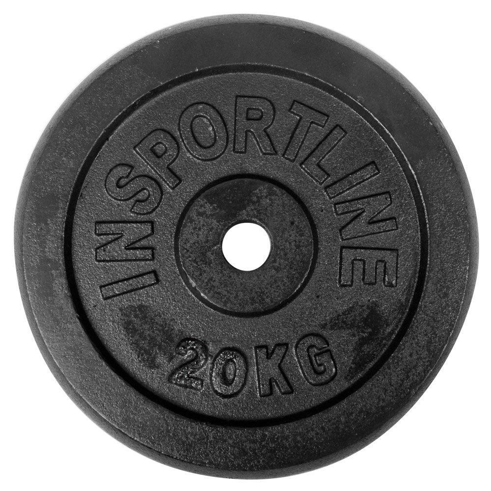 Диск стальовий 30 мм inSPORTline Blacksteel 20 кг