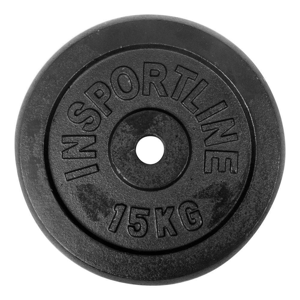 Диск стальовий 30 мм inSPORTline Blacksteel 15 кг