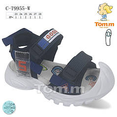 Дитяче літнє взуття гуртом. Дитячі босоніжки 2023 бренда Tom.m для хлопчиків (рр. з 23 по 28)