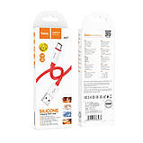Кабель USB Hoco X87 Magic silicone Micro Колір Червоний, фото 5