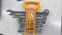 Набор гаечных ключей, рожково-накидные ключи wrench 8 шт из хромованадиевой стали, комплект ключей гаечных qwr