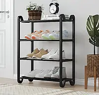 Универсальная 4-х уровневая полка для обуви Shoe rack, подставка-органайзер с уникальным дизайном ножек qwr