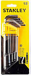 Набір Дюймових Шестигранників (1/16" - 5/16") 12 шт STANLEY (0-69-257), фото 3
