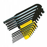 Набір Дюймових Шестигранників (1/16" - 5/16") 12 шт STANLEY (0-69-257), фото 4