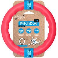 Игрушка для собак Collar PitchDog Кольцо для апортировки 17 см розовое (62367) p