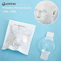 Пластиковая глазная повязка на один глаз с дырочками ( окклюдер ) белая прозрачная