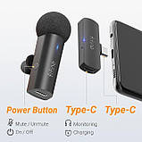 Петличний мікрофон Fifine M6, бездротовий | Type-C | Android, фото 4