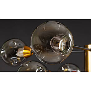 Стельова люстра лофт на вісім темних плафонів 920*920*500, фото 2