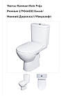 Унітаз-Компакт Kolo Freja Premium з кришкою дюропласт soft-close (L79047000), фото 6
