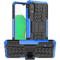 Чехол Armor Case Samsung Galaxy A03 Core Blue SC, код: 8109889