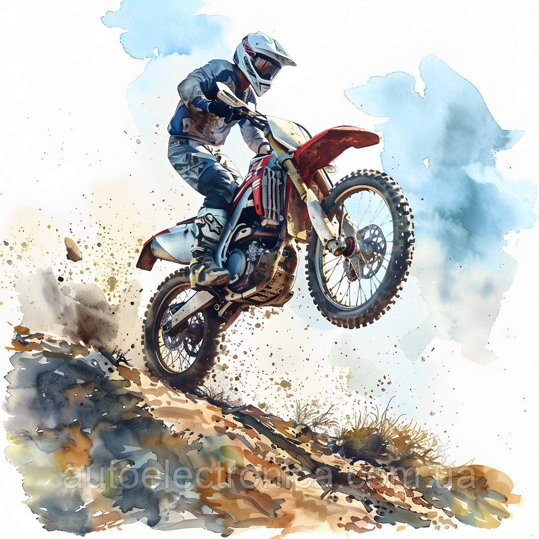 Картина на холсте "Motocross"