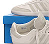 Чоловічі кросівки Adidas Samba Beige Grey Бежеві Кеди Адідас Самба повсякденні шкіра замша демісезон, фото 8