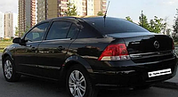 Хром молдинги скла Carmos для Opel Astra H Sd 2004-2013 Нижня окантовка вікон Опель Астра Ейч 4шт