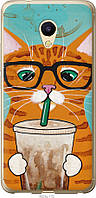 Чехол силиконовый Endorphone Meizu M5s Зеленоглазый кот в очках (4054u-776-26985) TR, код: 7954405
