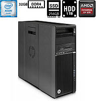 Комп'ютер HP Z640/Xeon E5-2609 v3 1.90GHz/32GB DDR4/SSD 256GB+HDD 1TB/AMD Radeon RX 470 8GB/ATX/925W Б/В