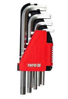 Набор Шестигранников ( 2-12 мм ) 10 шт YATO (YT-0508), цена