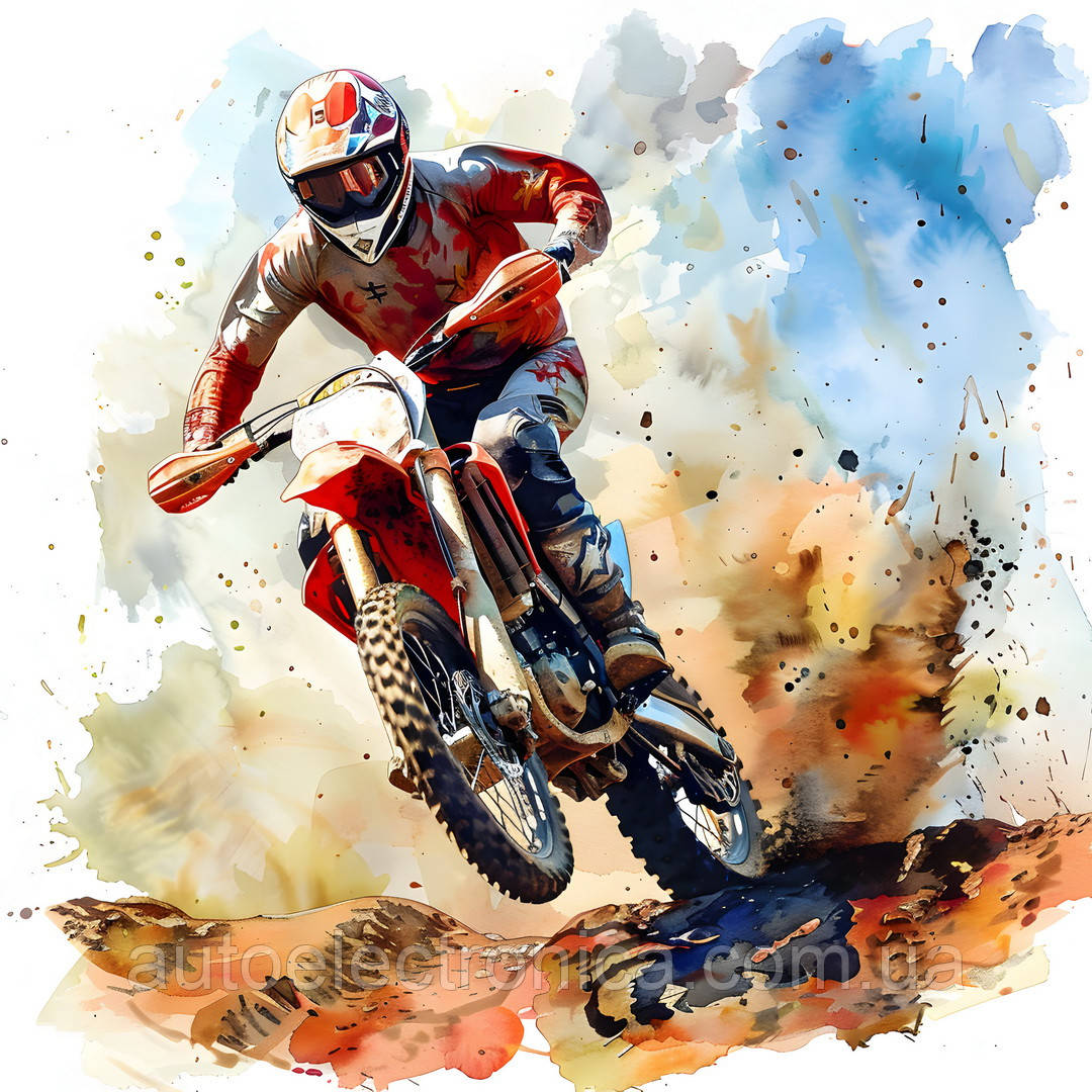 Картина на холсте "Motocross", фото 1