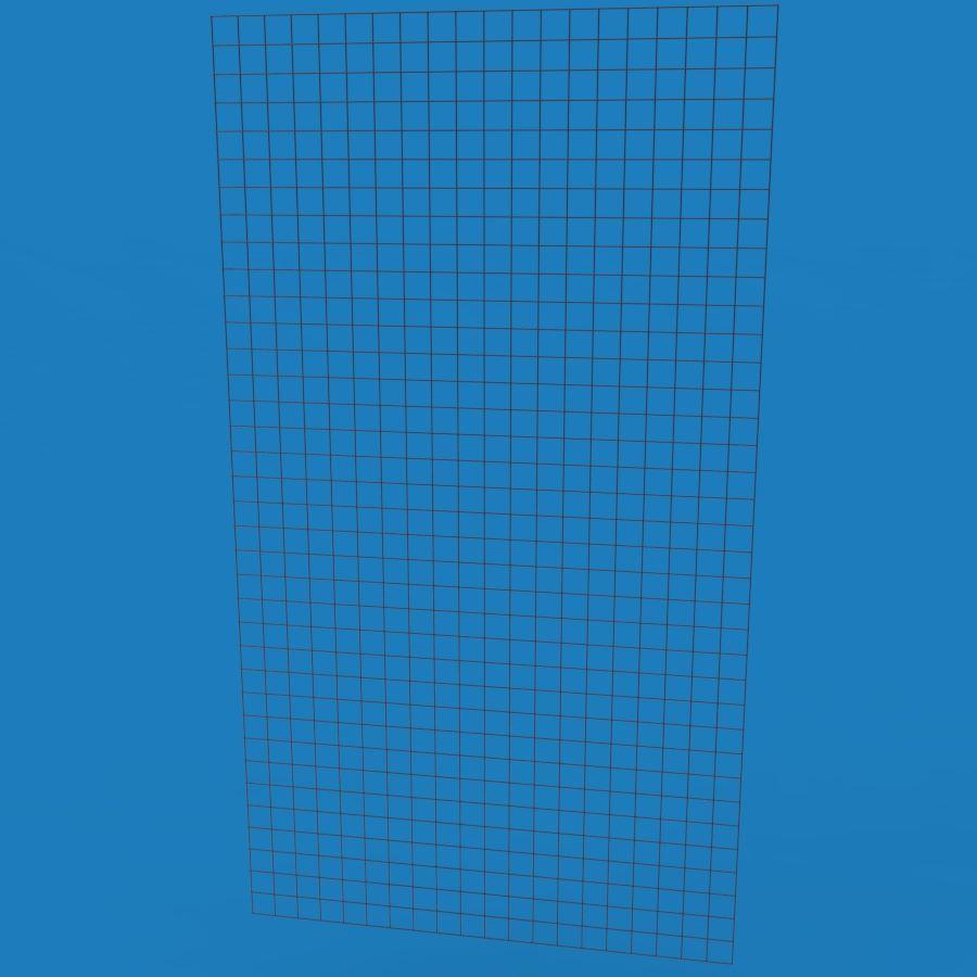 Сітка торговельна 100х180 см, осередок 50х50 мм, D 2,5 мм, чорна